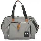 Bagmori Bolsa de maternidade castanho / cinzento / preto / branco