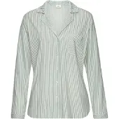 s.Oliver Camisa de pijama verde / branco