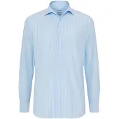Boggi Milano Camisa azul claro / branco