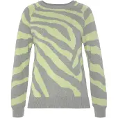 LASCANA Pullover cinzento / verde