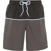 s.Oliver Calções de banho cinzento / preto / branco
