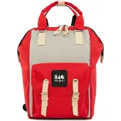 Bagmori Bolsa de maternidade bege / vermelho / preto