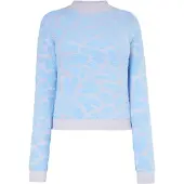 Swirly Pullover bege / azul claro