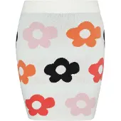 Mymo Saia amarelo escuro / cor-de-rosa / preto / branco lã