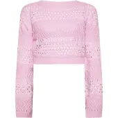 Swirly Pullover cor-de-rosa