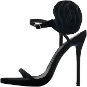 Faina Sandália 'Nascita' preto