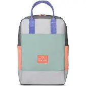Johnny Urban Mochila 'Linus' cinzento claro / menta / salmão