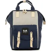 Bagmori Bolsa de maternidade bege / azul escuro