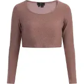Faina Top rosa escurecido