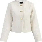 Faina Blazer branco lã