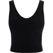 Faina Top de malha preto