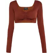 Faina Camisa castanho ferrugento