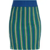 Faina Saia areia / azul / verde