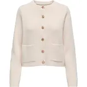 ONLY Casaco de malha 'Kim' bege claro