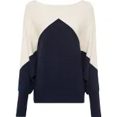 LASCANA Pullover creme / navy
