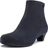 Camper para mulher. 46232-034 Botins em pele Helena low navy (38), Couro, Azul, 3 a 5cm, Zíper, Casual, Marinho