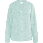 Usha WHITE LABEL Casaco de malha 'Lynnea' menta