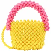 Koosh Malas de tiracolo amarelo / rosa