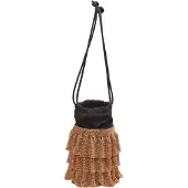 NAEMI Mala de ombro ouro / preto