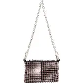 NAEMI Mala de ombro rosa claro / preto