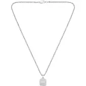 BOSS Fashion steel Collana with onyx Odell 1580648