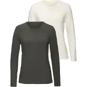 LASCANA Camisa ecru / cinzento