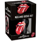 Pyramid Com Caneca E Meias Rolling Stones Tongue Conjunto De Presente 315ml