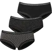 LASCANA Cueca cinzento / preto