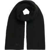 Superdry unisex. Y9310080A Cachecol Preto suave (OSFA), Casual, Algodão