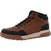 Tom Tailor Botas com atacadores castanho / preto
