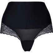 Magic bodyfashion Cueca modeladora 'Tummy Shaper Lace' preto