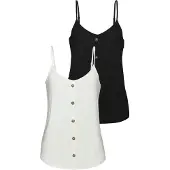 LASCANA Top preto / branco