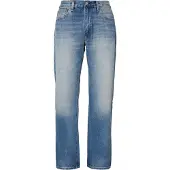 Levi's para homem. 000LO-0004 Calças de ganga 555 de corte reto azul (34/32), Casual, Algodão, Denim