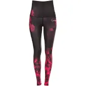 Winshape Calças de desporto 'HWL102' chocolate / vermelho rubi / branco