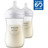 Philips AVENT Mamadeira Natural Response 1 mês+ 2x260 ml