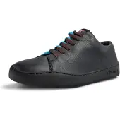 Camper para homem. K100855-005 Sapatilhas de pele Peu Touring pretas (42), Couro, Preto, Plano, Cordão, Casual