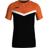 Jako Camisa funcionais cinzento claro / laranja / preto