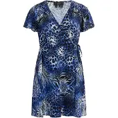 Faina Vestido azul / azul claro / preto / offwhite