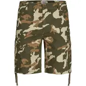 Jack & Jones Calças cargo 'JPSTMarley' bege / cáqui / oliveira