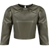 Faina Blusa verde escuro