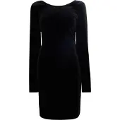 Faina Vestido de cocktail preto