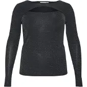 KAFFE CURVE Camisa 'KC Cellia' preto