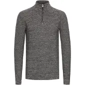 Indicode Pullover 'Jador' cinzento escuro / branco