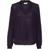 Kaffe Blusa 'KA Amber' roxo escuro