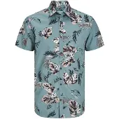 Jack & Jones Camisa De Manga Curta Oshua Floral