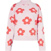 Swirly Pullover laranja / rosa pastel