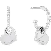 Tommy Hilfiger Anelli In Acciaio Con Cuori — Anello
