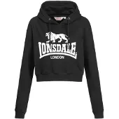 Lonsdale Sweatshirt 'Roxeth' preto / branco
