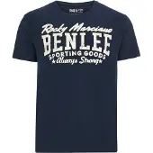 Benlee Camisa azul escuro / branco