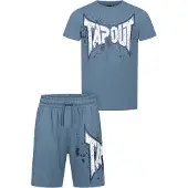 TAPOUT Fato de treino 'Dunlab' azul pombo / branco